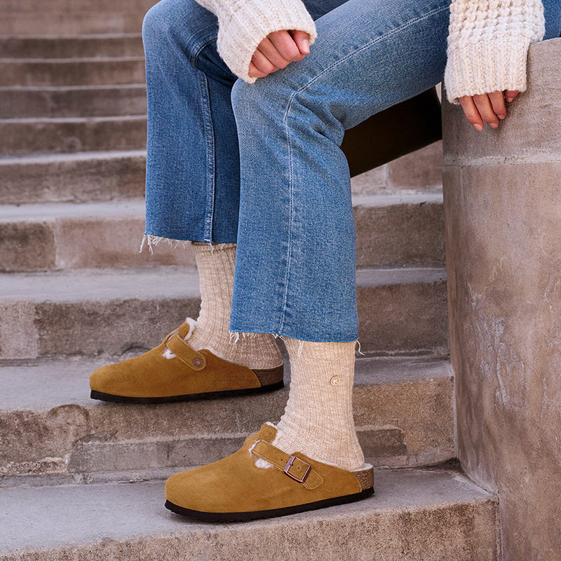 BOSTON SHEARLING - MINK - SUEDE
