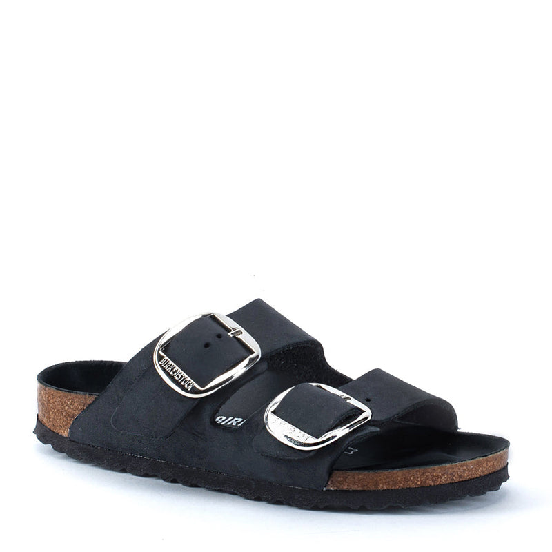 ARIZONA BIG BUCKLE - BLACK - OIL LEATHER