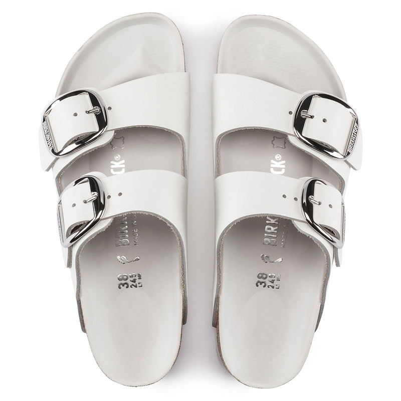 ARIZONA BIG BUCKLE - WHITE - LEATHER