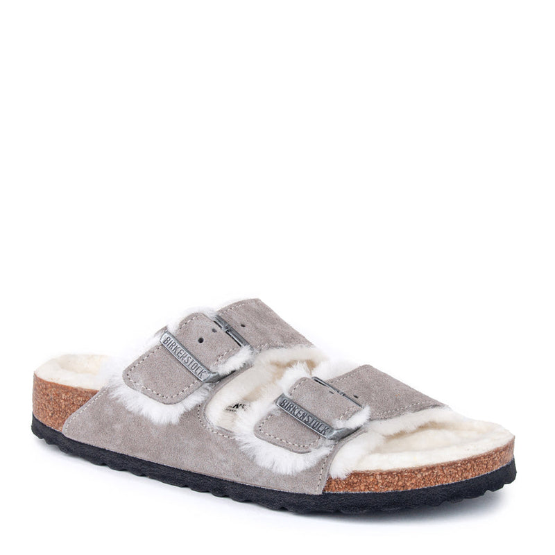 ARIZONA SHEARLING - STONE COIN - SUEDE