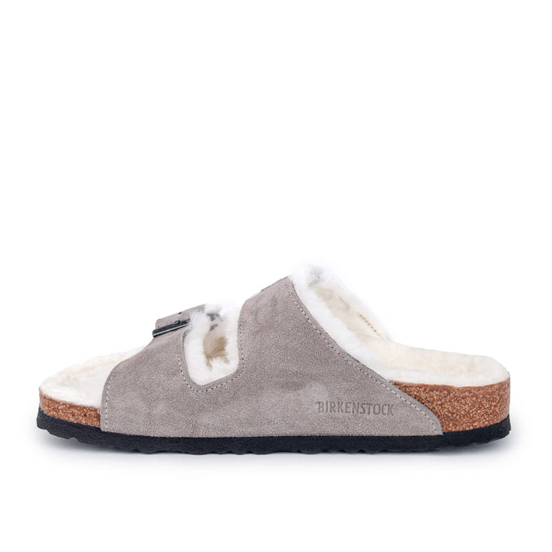 ARIZONA SHEARLING - STONE COIN - SUEDE