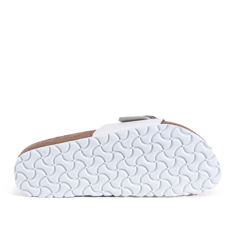 MADRID BIG BUCKLE - WHITE - LEATHER