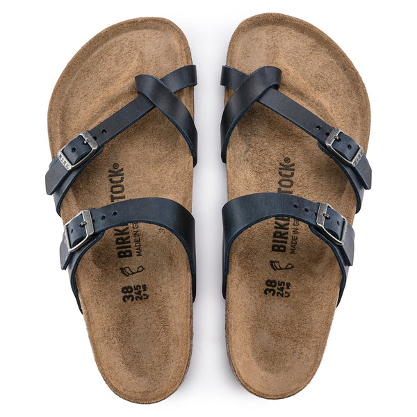 MAYARI - BLEU - CUIR HUILE