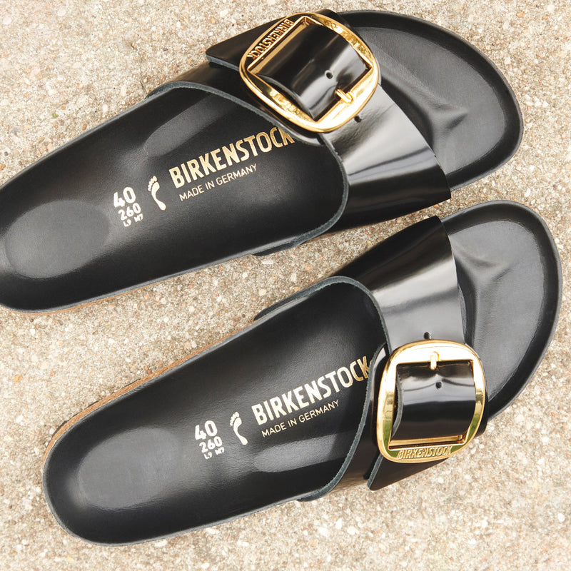 MADRID BIG BUCKLE - HIGH SHINE - LEATHER