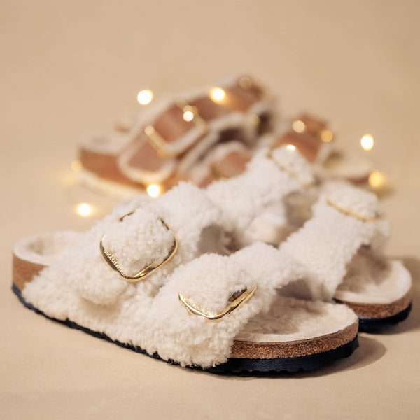 ARIZONA BIG BUCKLE - EGGSHELL - SHEARLING