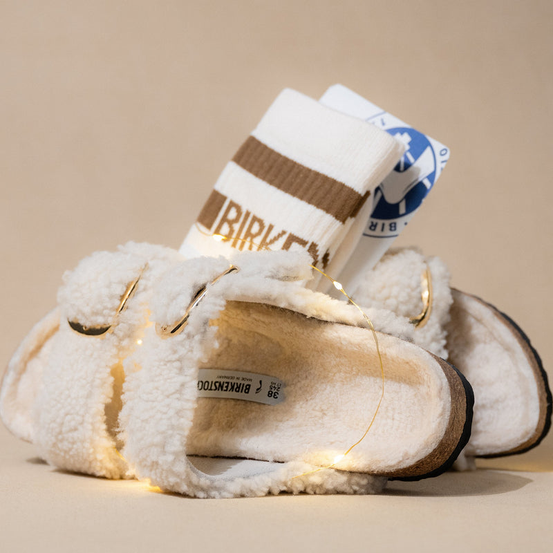 ARIZONA BIG BUCKLE - EGGSHELL - SHEARLING