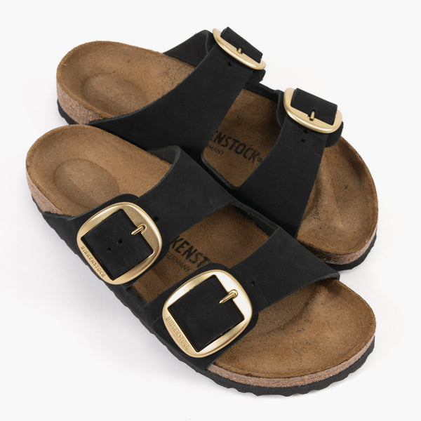 ARIZONA BIG BUCKLE - BLACK - NUBUCK