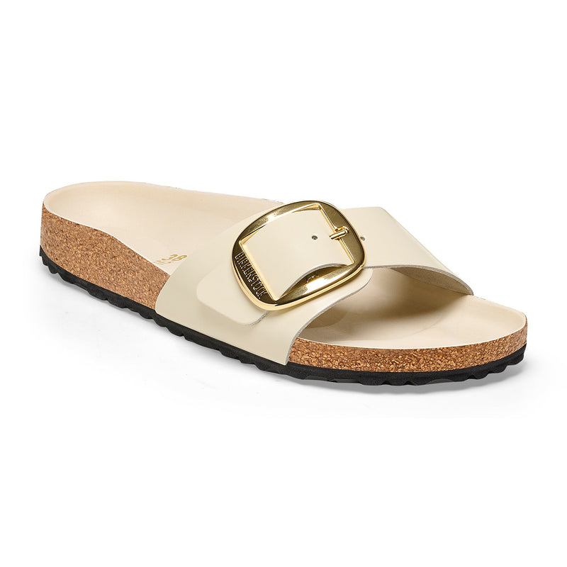 MADRID BIG BUCKLE - ECRU - LEATHER