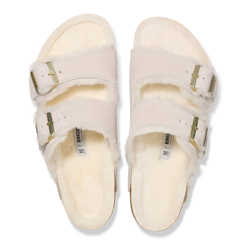 ARIZONA SHEARLING - ANTIQUE WHITE - SUEDE