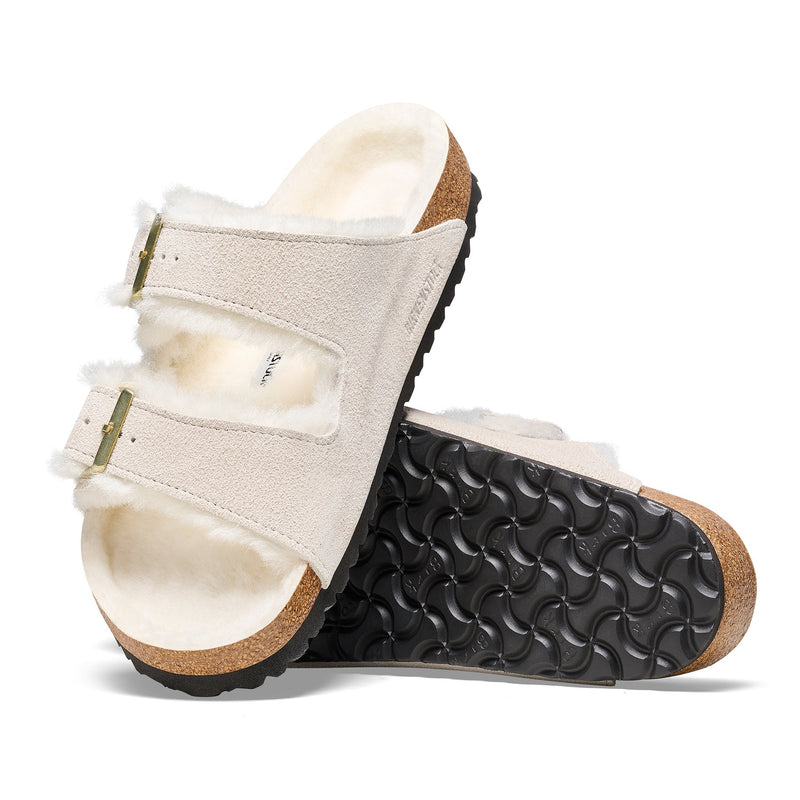 ARIZONA SHEARLING - ANTIQUE WHITE - SUEDE