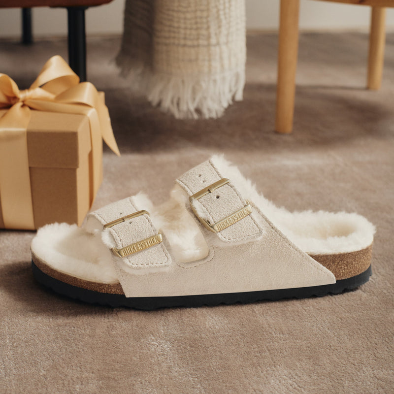 ARIZONA SHEARLING - ANTIQUE WHITE - SUEDE