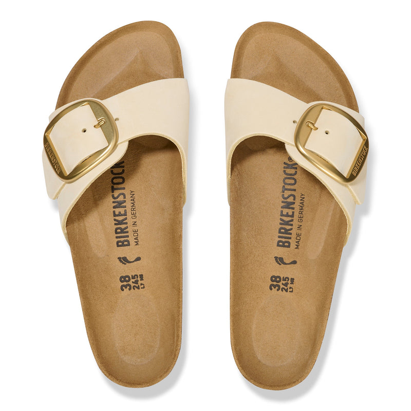 MADRID BIG BUCKLE - ECRU - NUBUCK