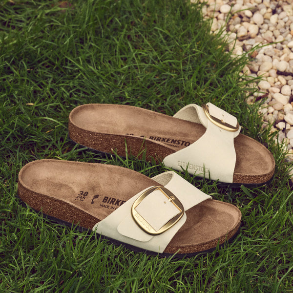 MADRID BIG BUCKLE - ECRU - NUBUCK