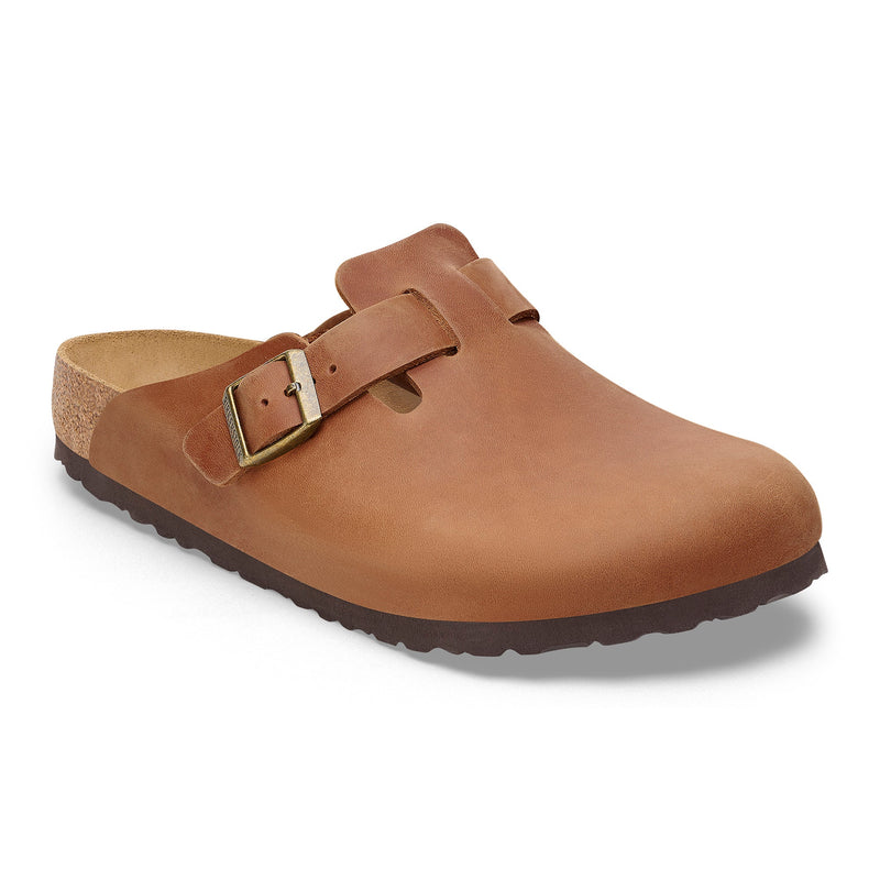 BOSTON - COGNAC - CUIR HUILE
