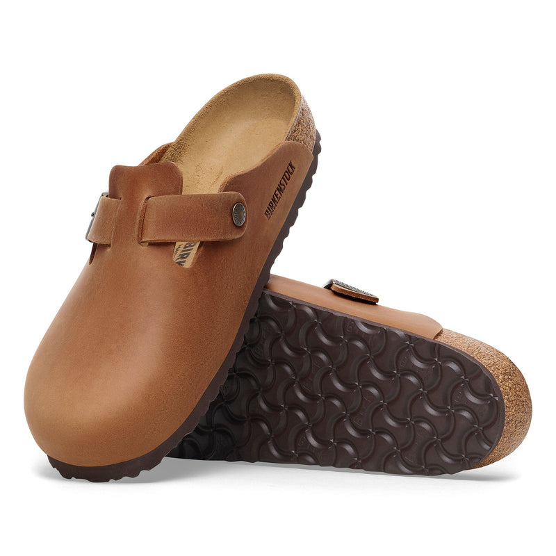BOSTON - COGNAC - CUIR HUILE