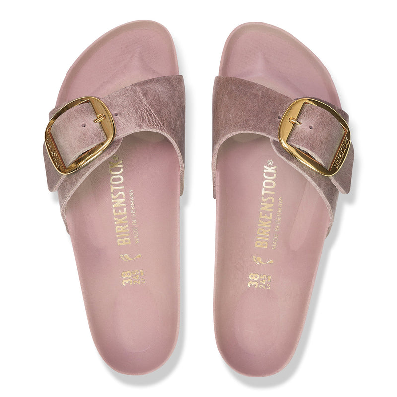 MADRID BIG BUCKLE - LAVENDER - OIL LEATHER