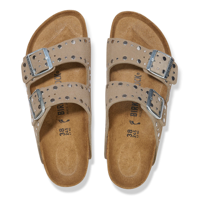 ARIZONA RIVETS - TAUPE - SUEDE