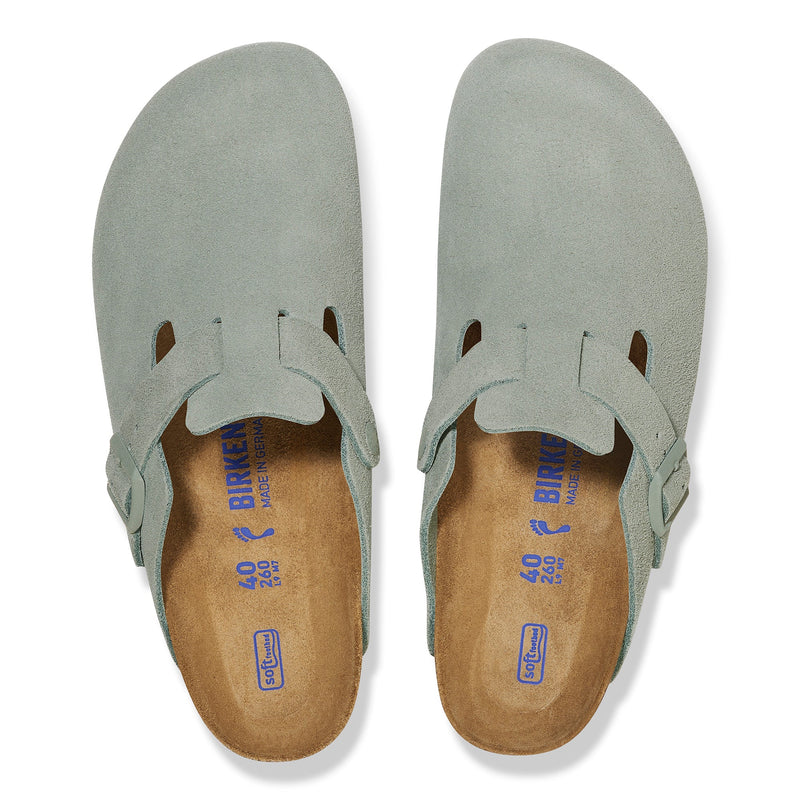 BOSTON SOFT - SAGE - SUEDE