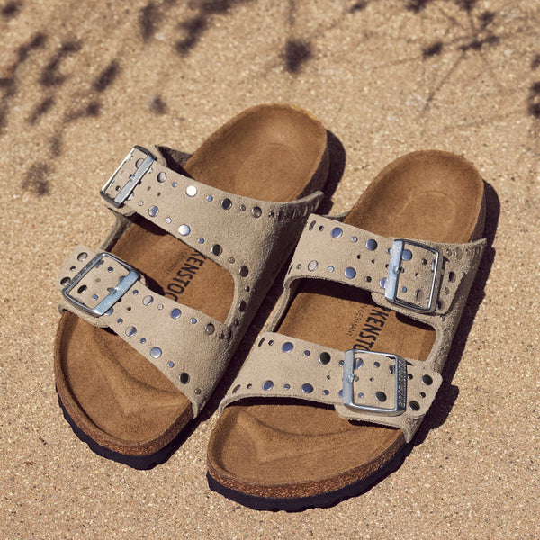 ARIZONA RIVETS - TAUPE - SUEDE
