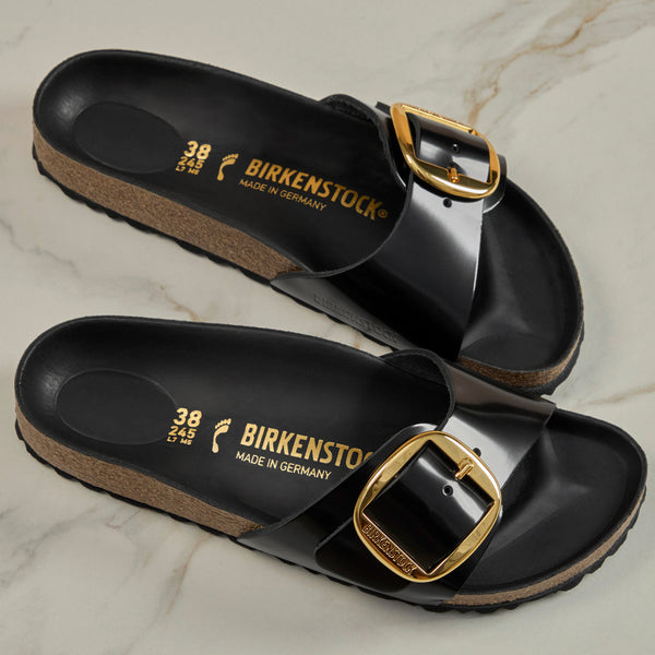MADRID BIG BUCKLE - HIGH SHINE - LEATHER