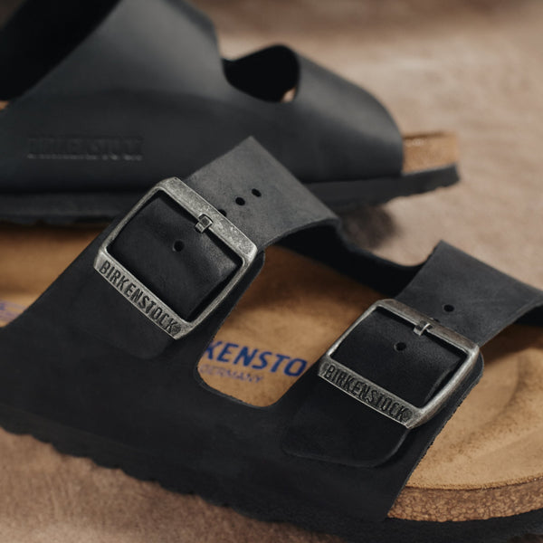 ARIZONA SOFT - BLACK - OIL LEATHER